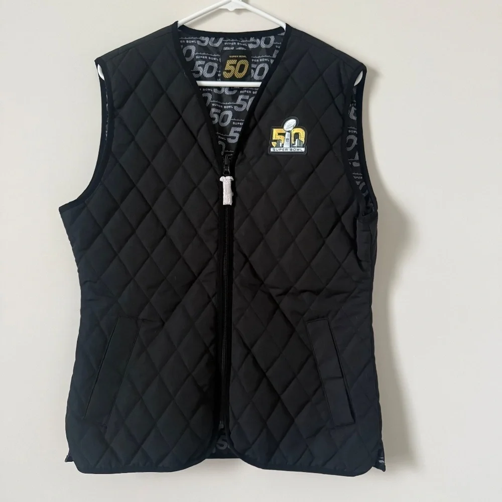 NFL Super Bowl 50 Commemorative Warm Cozy Quilted Women’s Vest